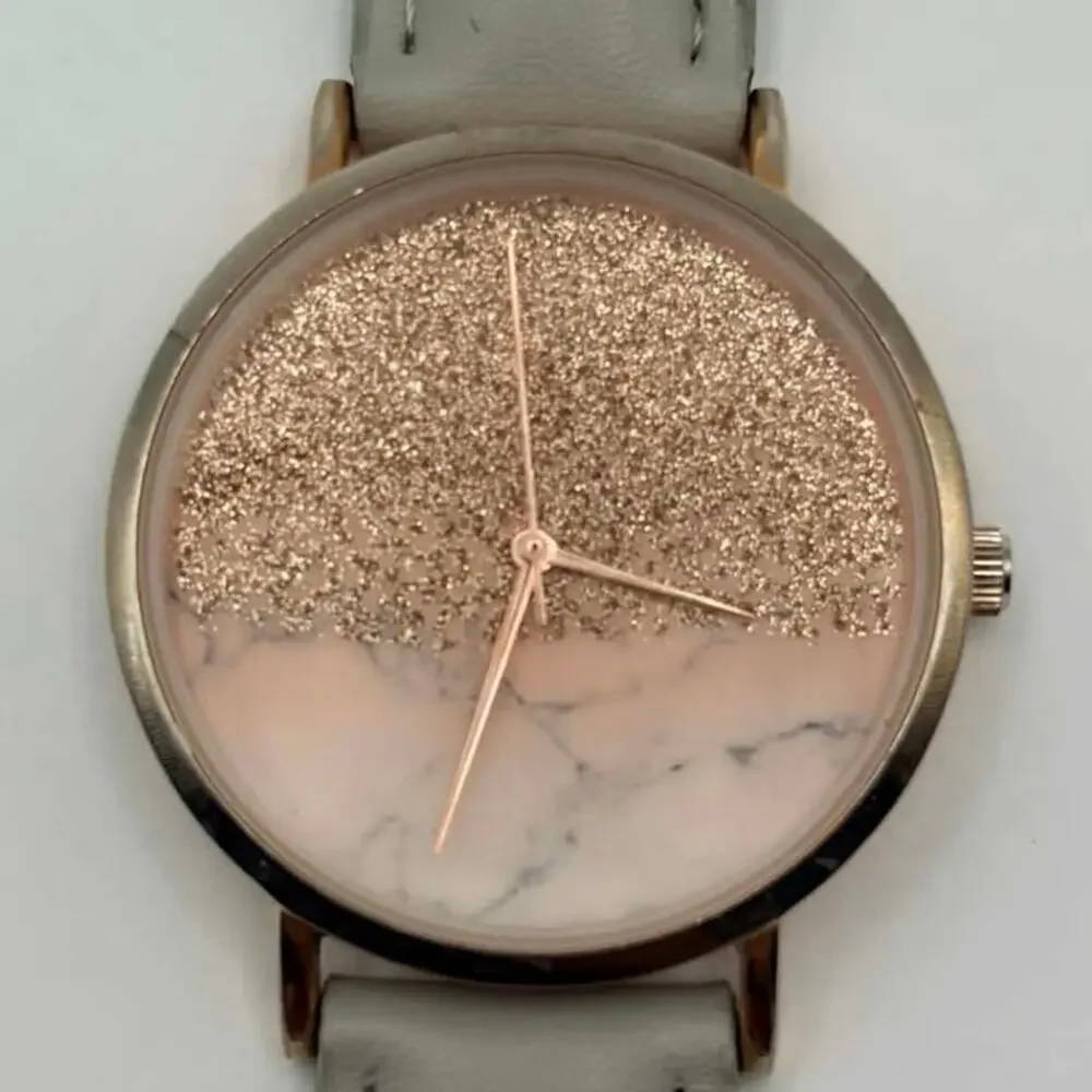 Silver & Pink Shimmer Watch